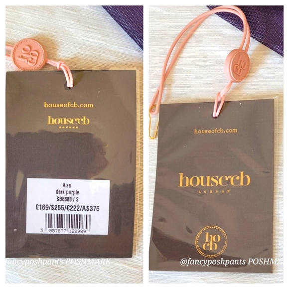 HOUSE of CB Azia This is the genuine, famous floral corset-back dress worn once - Picture 11 of 17